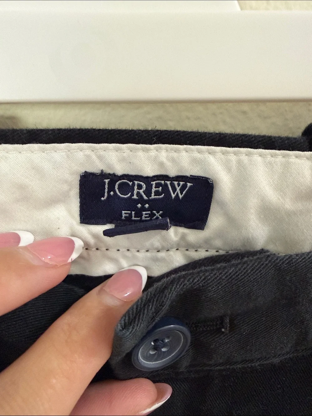 J. Crew Black Straight-Fit Chinos